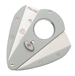 CIGAR CUTTER XIKAR XI1 SILVER WITH ALUMINUM BODY 54 GAUGE