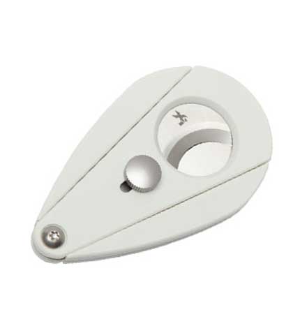 CIGAR CUTTER XIKAR XI2 WHITE/PEARL WITH NYLON FIBERGLASS BODY 54 GAUGE