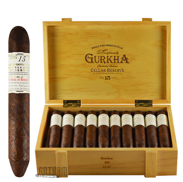 GURKHA CELLAR RESERVE 15YR KRAKEN-XO 6X60-10